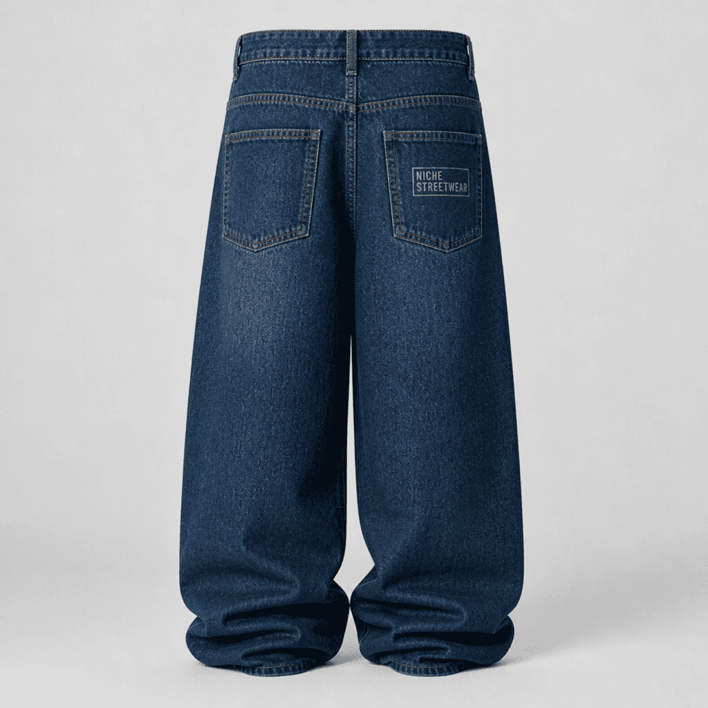 Stamp Jeans Indigo · Сзади