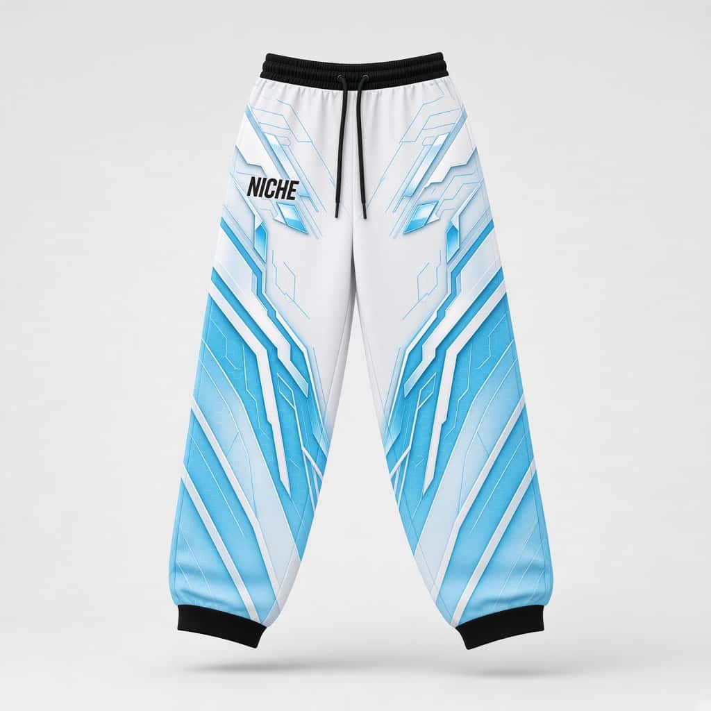 Mesh Pants Armor Cyan · Спереди