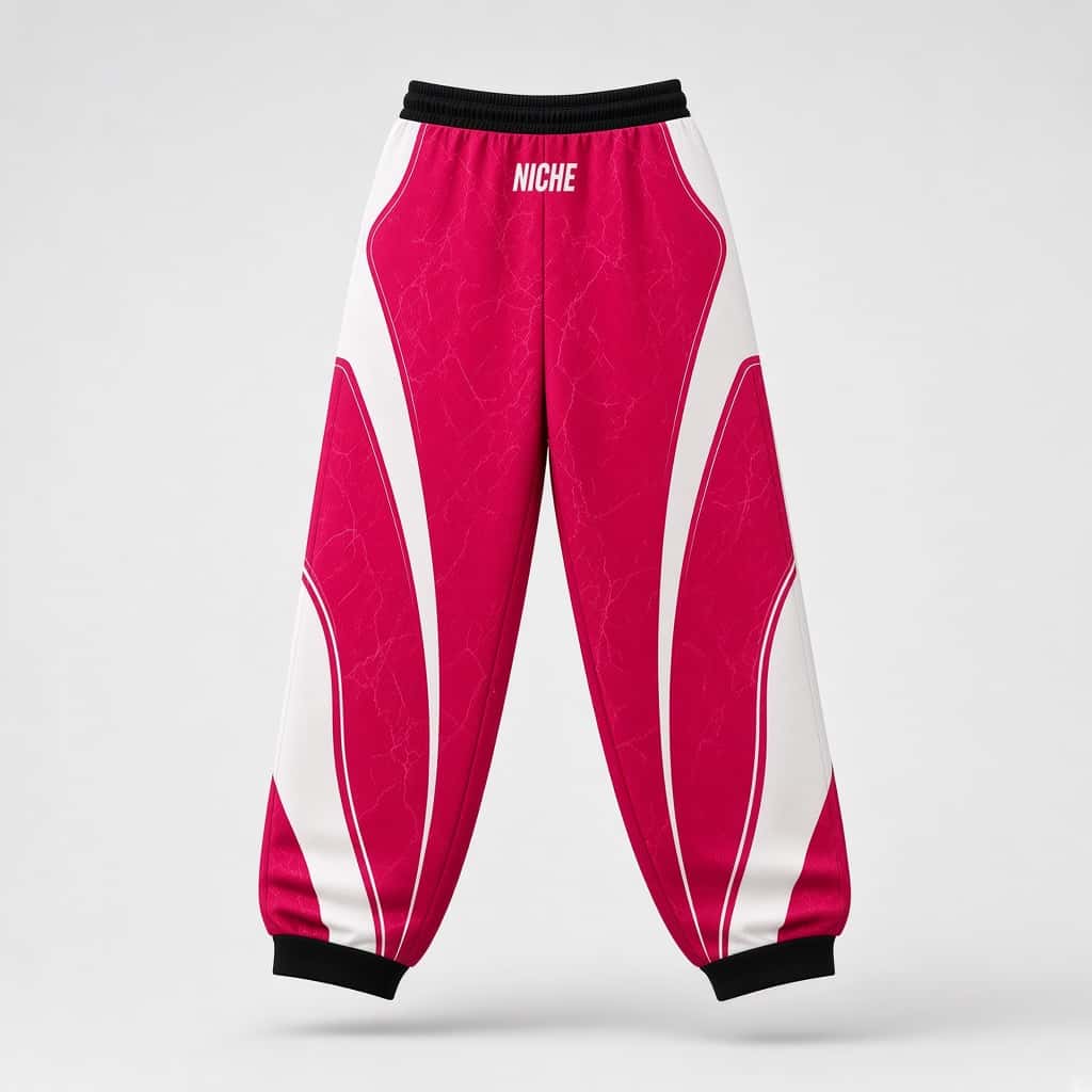 Mesh Pants Spark Pink · Сзади