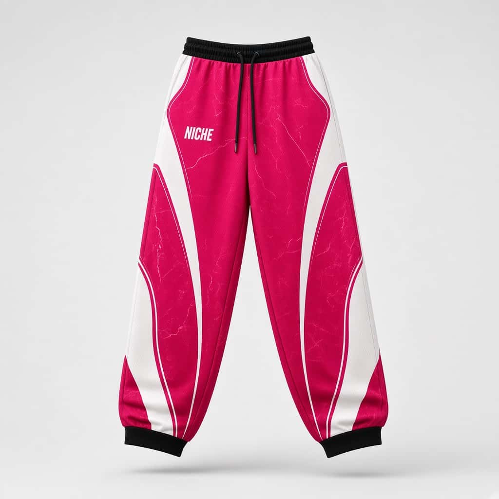 Mesh Pants Spark Pink · Спереди