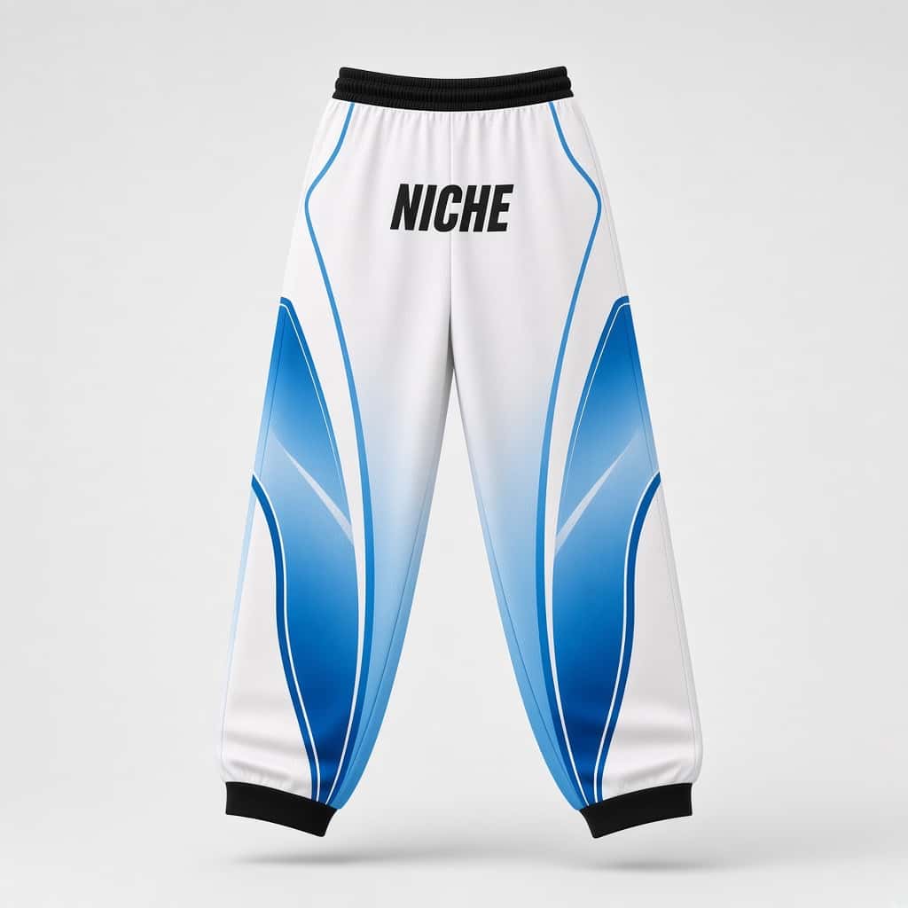 Mesh Pants Zenith Blue · Сзади