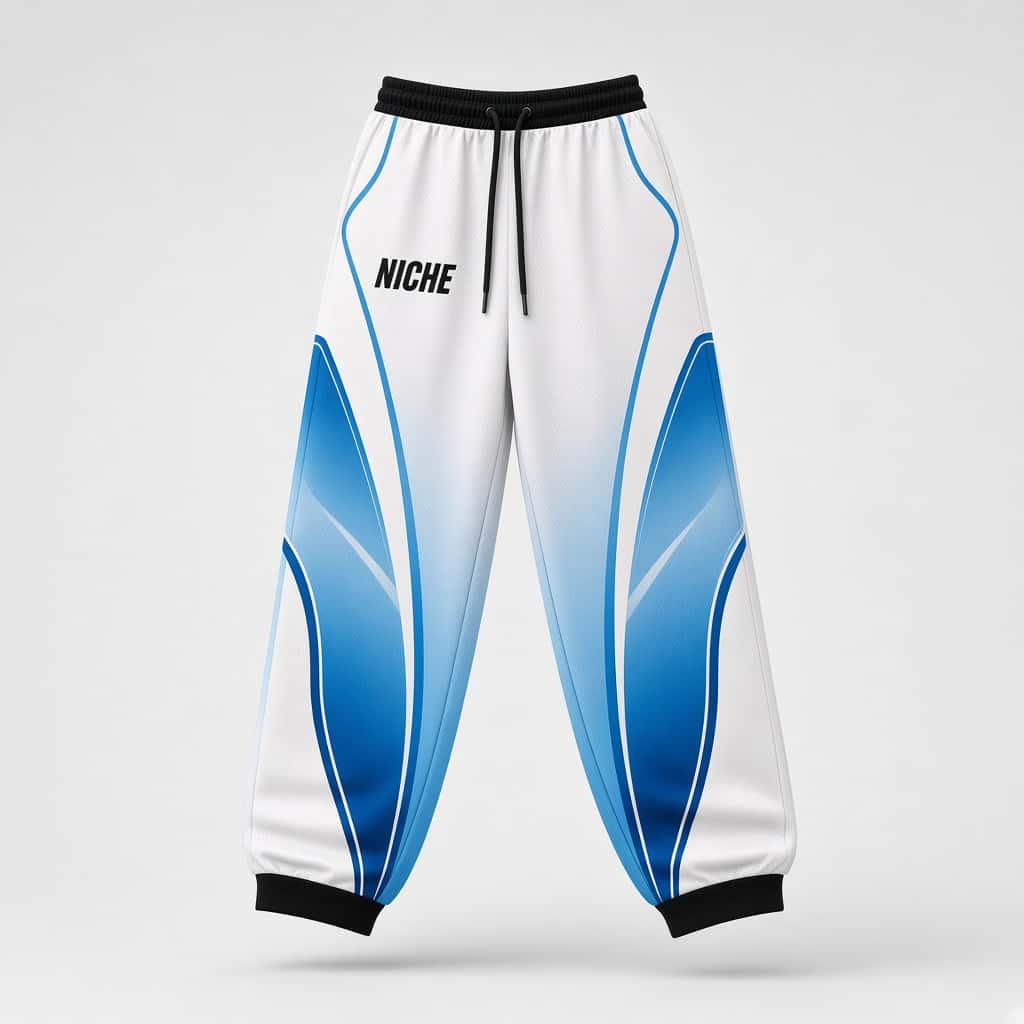 Mesh Pants Zenith Blue · Спереди