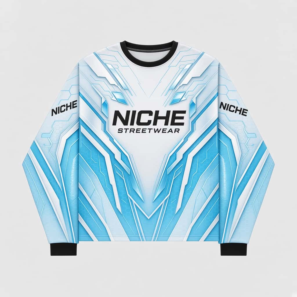 Mesh Jersey Armor Cyan · Спереди