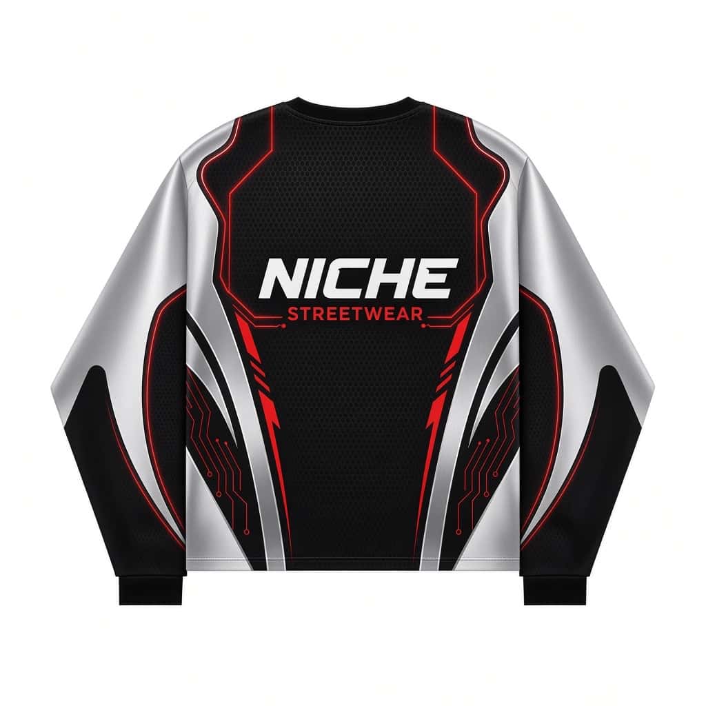 Mesh Jersey Circuit Silver · Сзади