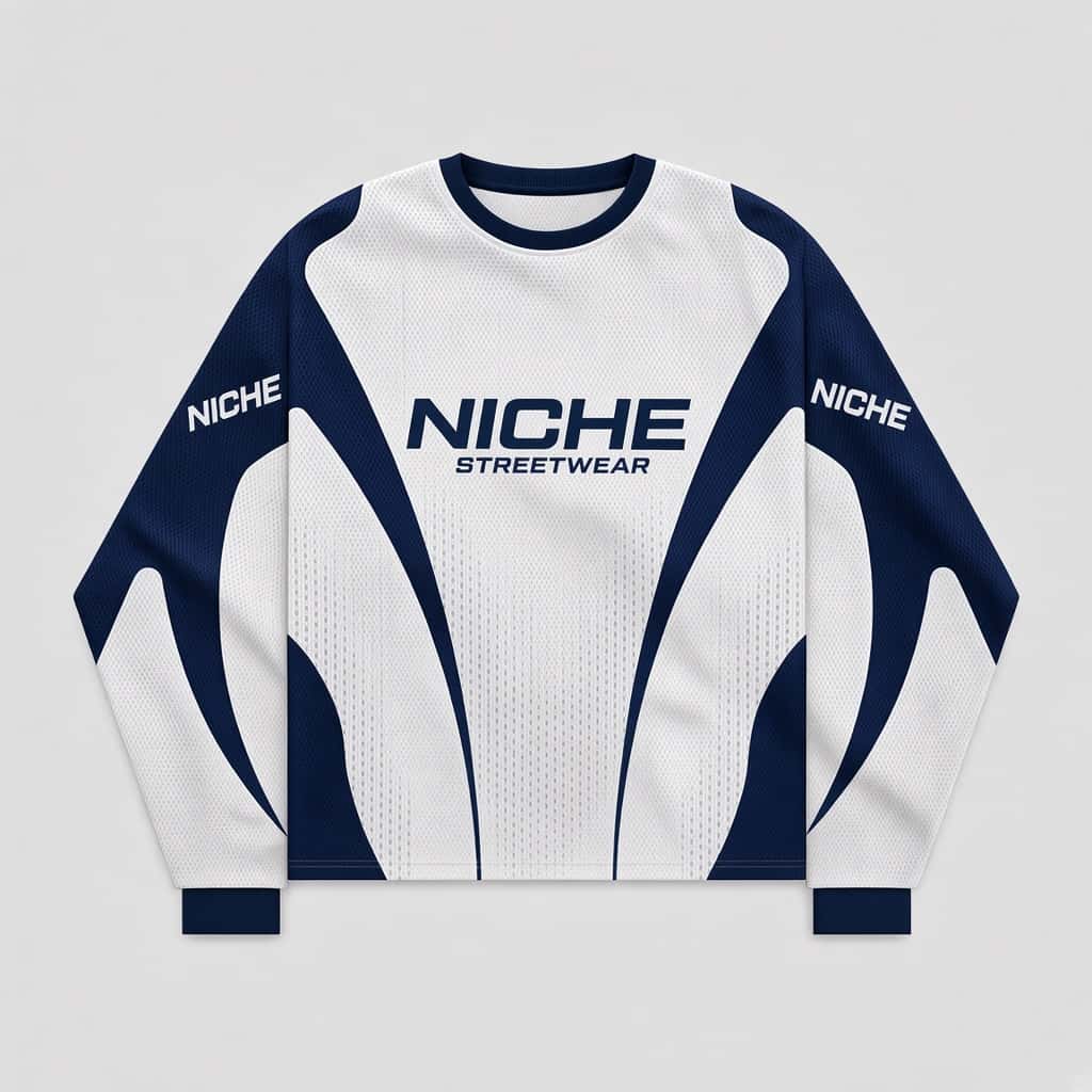 Mesh Jersey Ice Navy · Спереди