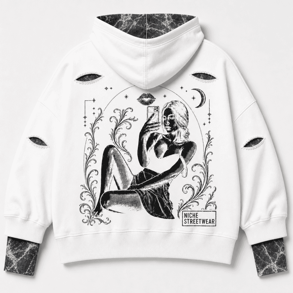 Stamp Zip White · Сзади
