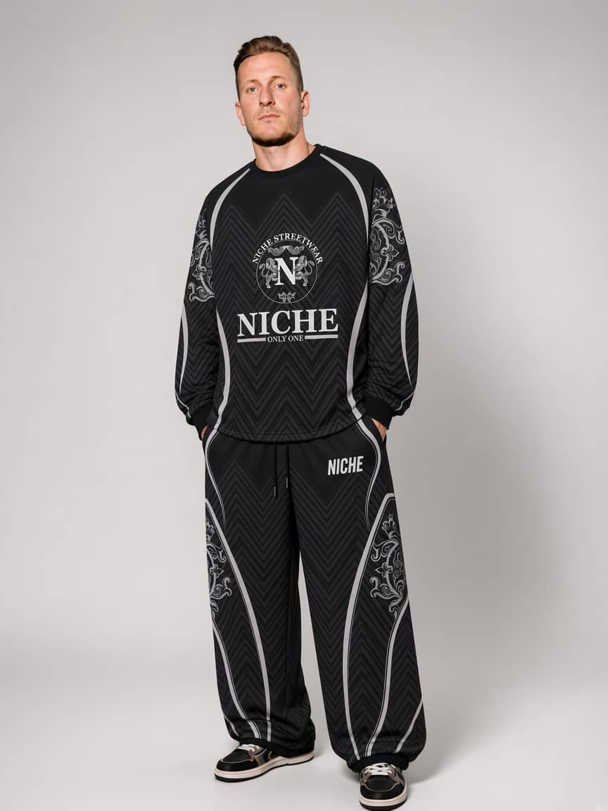Set Mesh Crest Black