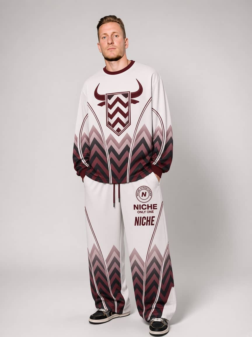 Set Mesh Crest Oxblood
