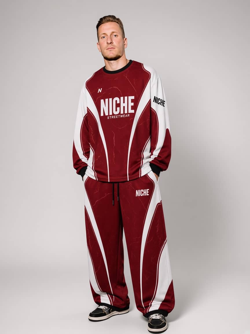 Set Mesh Oxblood