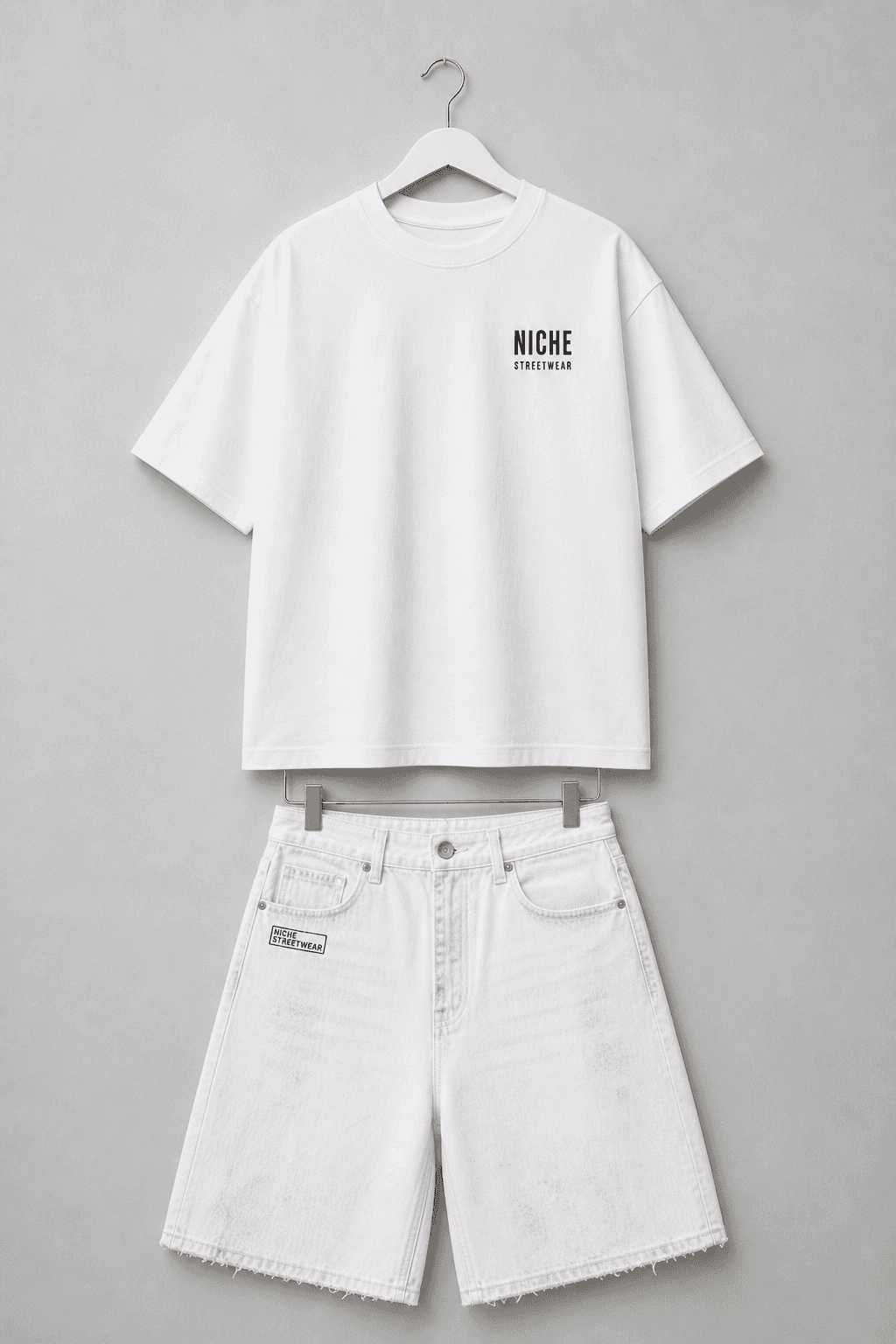 Set Tee + Shorts White