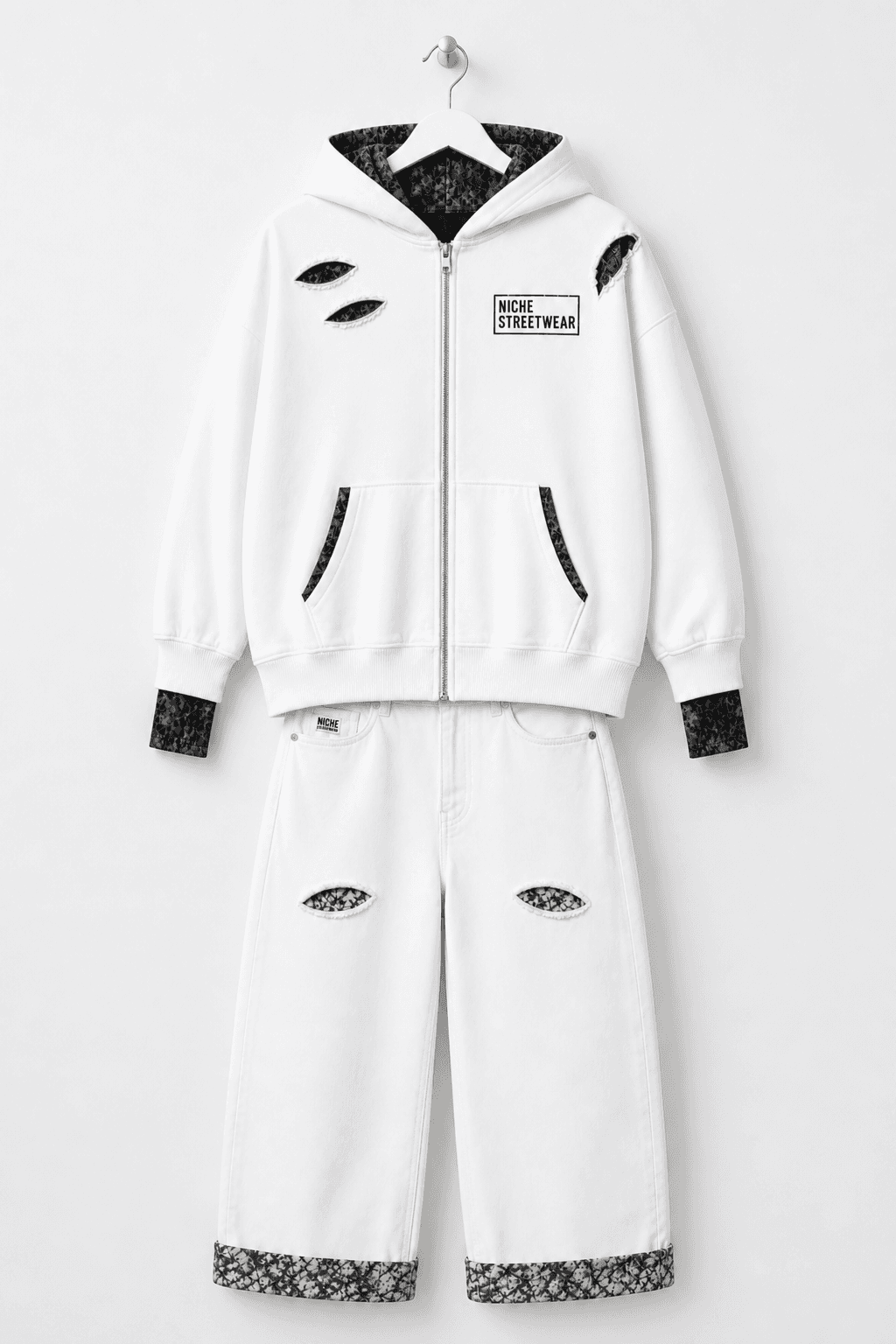 Set Zip + 04 White