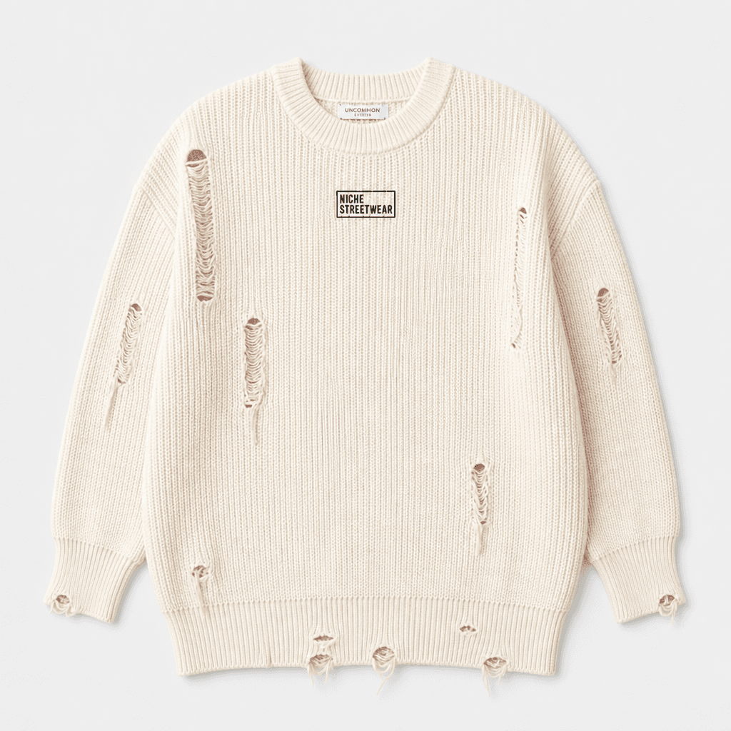 Rip Knit Milk Pink