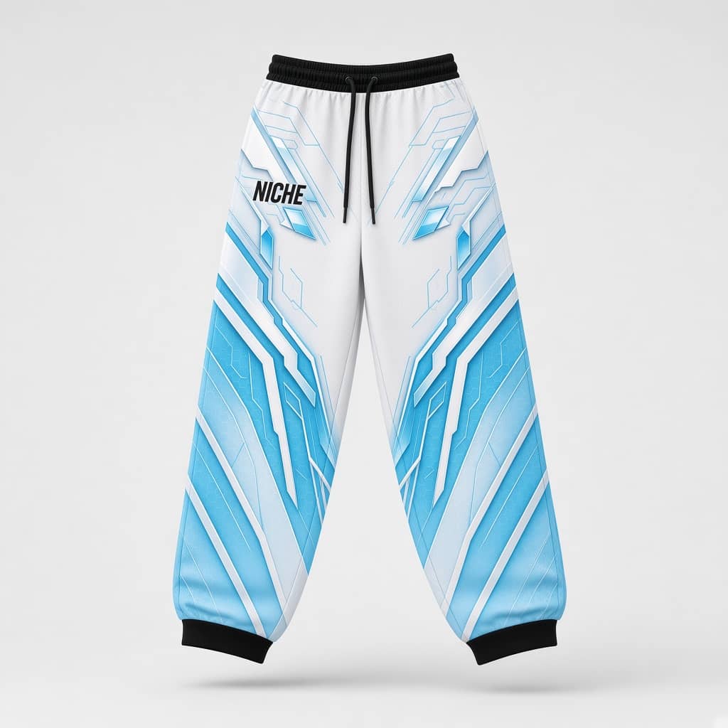 Mesh Pants Armor Cyan
