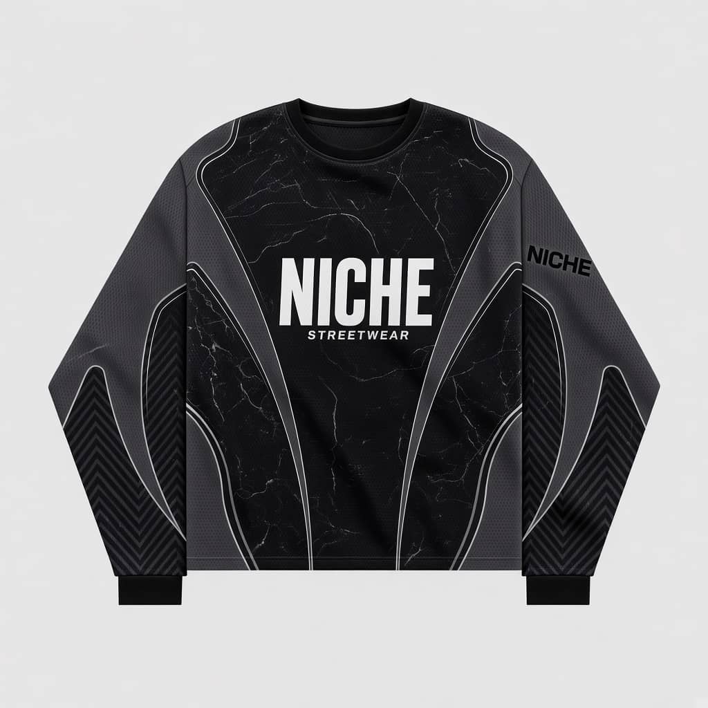 Mesh Jersey Luxe Black