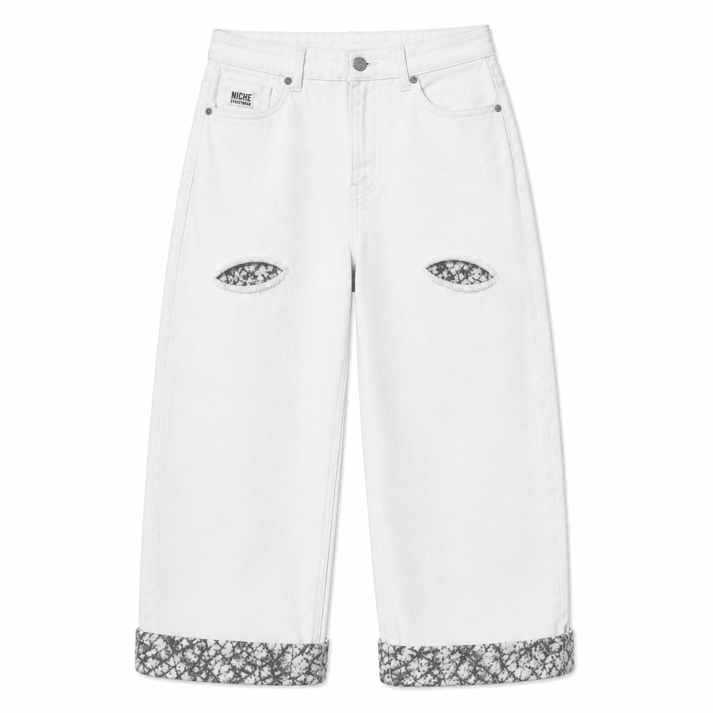 Baggy Jeans White