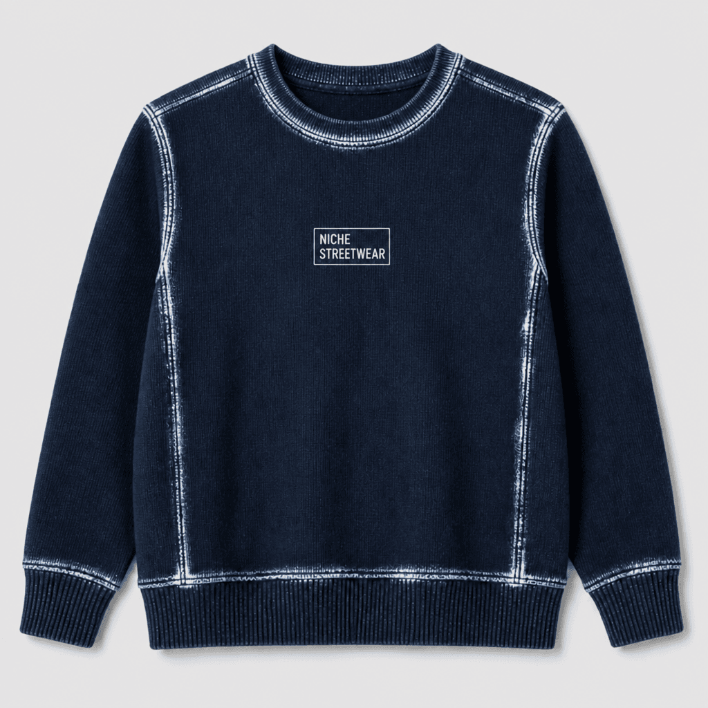 Glow Sweat Navy — Спереди