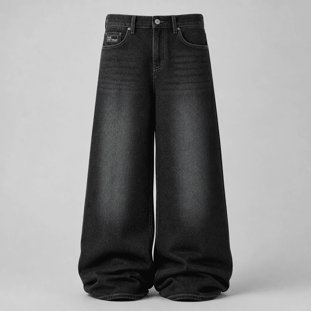 Stamp Jeans Black — Спереди