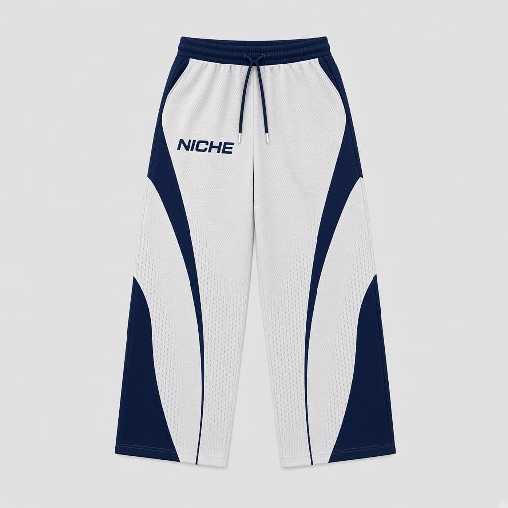 Mesh Pants Ice Navy — Спереди