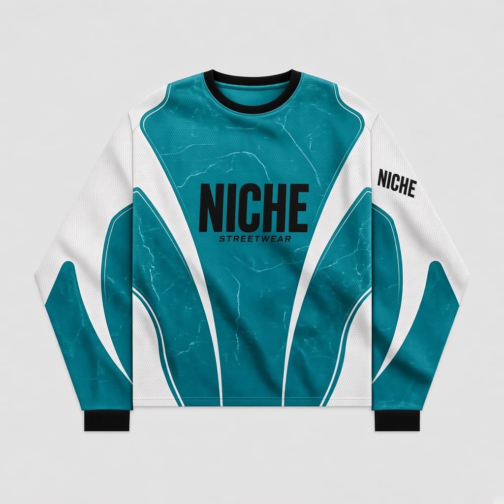 Mesh Jersey Alpine Teal — Спереди