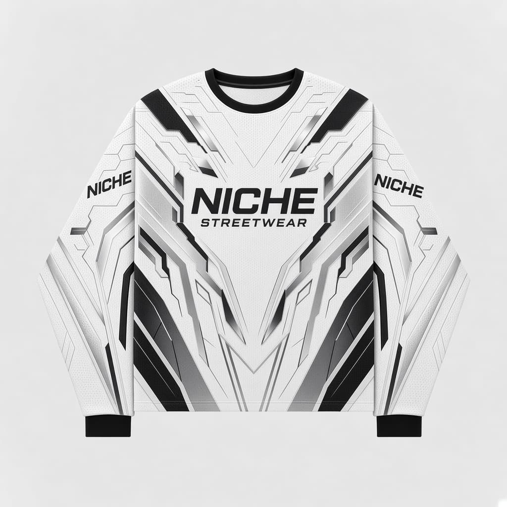 Mesh Jersey Armor White — Спереди