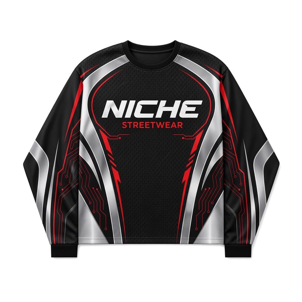 Mesh Jersey Circuit Silver — Спереди