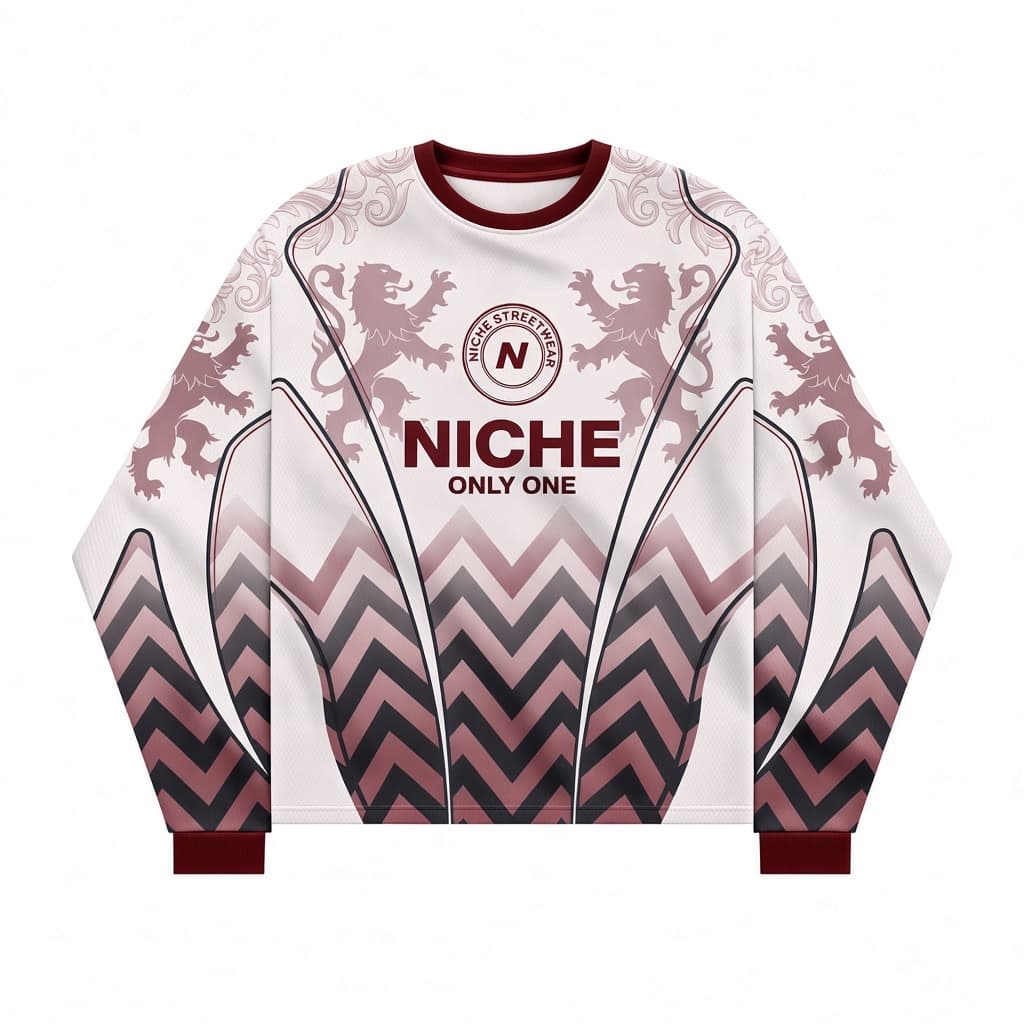 Mesh Jersey Crest Oxblood — Спереди