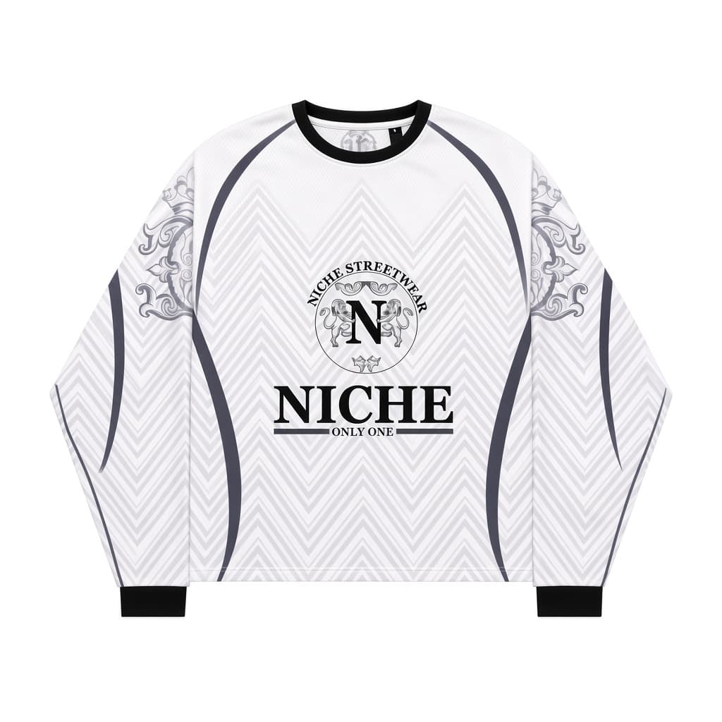 Mesh Jersey Crest White — Спереди