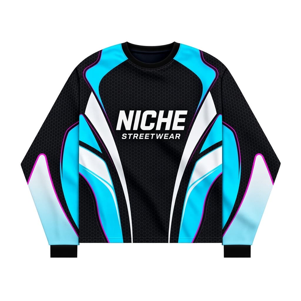 Mesh Jersey Voltage Cyan — Спереди