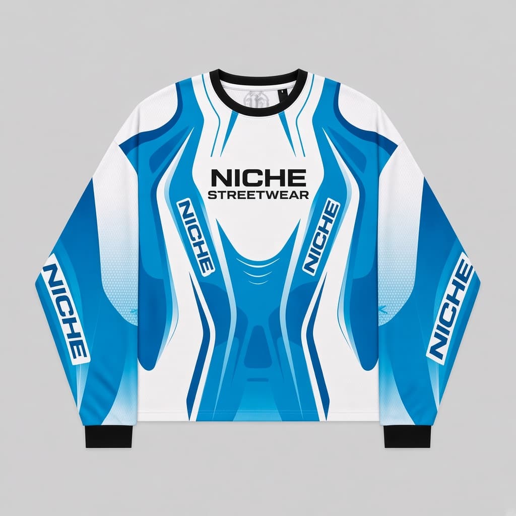 Mesh Jersey Zenith Blue — Спереди