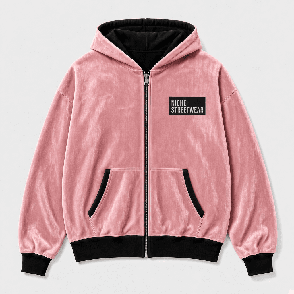 Velvet Zip Black Blush — Бархат blush