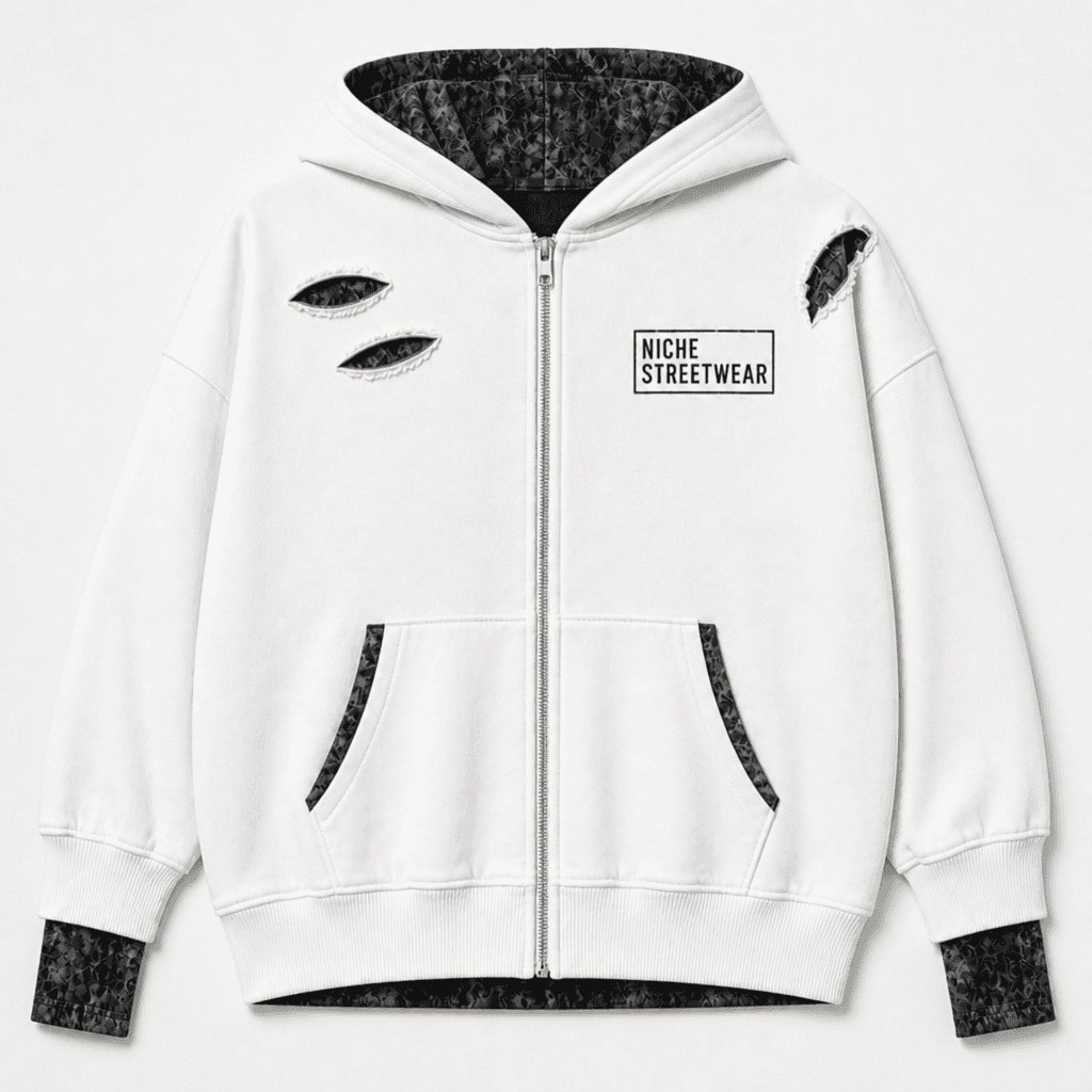 Stamp Zip White — Спереди